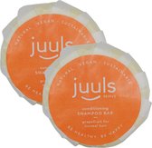 Juuls Vegan Care - 2 x Grapefruit  Shampoo Bar - Stimuleert Haargroei - Vitamine C  - Zonder Sulfaten - 2 x 75 gr