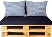 Palletkussen Set Madagaskar Blue 7370 - Cartenza Navy