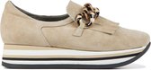 Softwaves Sneakers Dames - Lage sneakers / Damesschoenen - Suède - 7.78.08     -  Beige - Maat 39