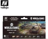 Vallejo 70245 World of Tanks Colors - Acryl Set Verf set