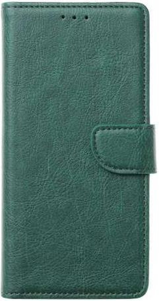 Book Case voor Book Cover Sony Xperia 10 III Groen met Pasjeshouder