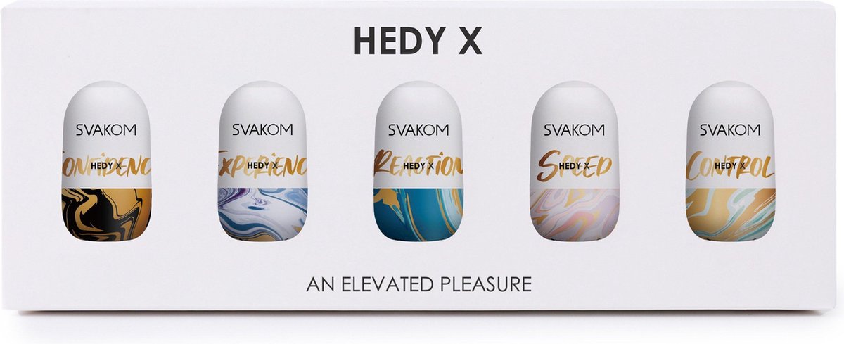 Goedkoopste Svakom - Hedy X Masturbator 5-pack Mixed Textures