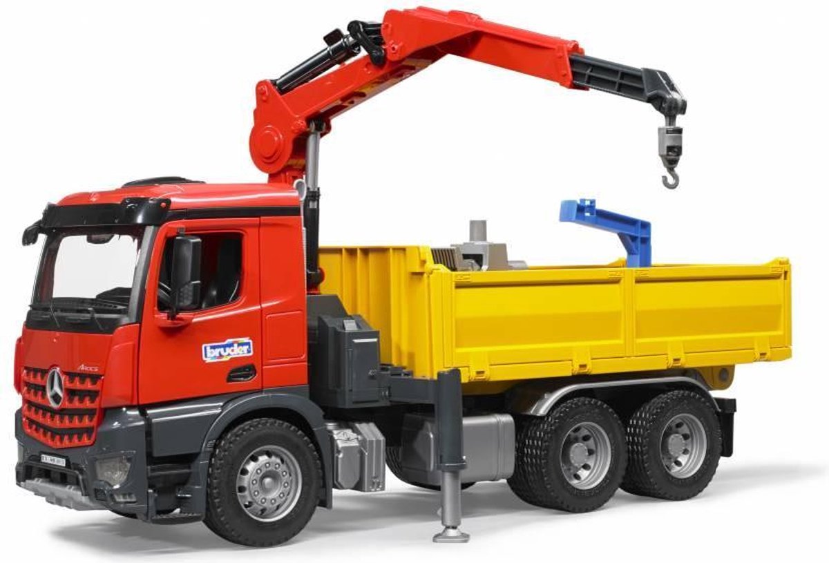 Bruder - MB Arocs Construction Truck with Crane and Accessories (BR3651) |  bol.com