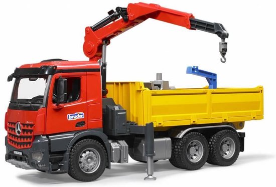 BRUDER MB Arocs Construction truck with accessories | bol