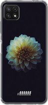 6F hoesje - geschikt voor Samsung Galaxy A22 5G -  Transparant TPU Case - Just a Perfect Flower #ffffff