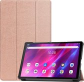 Tablet hoes geschikt voor Lenovo Tab K10 (10.3 Inch) - Tri-Fold Book Case - RosÃ©-Goud