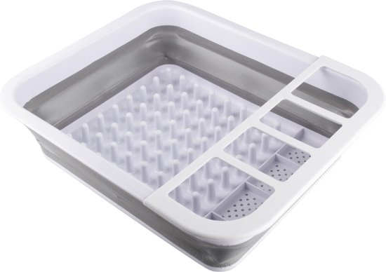 Gris en plastique ronde COUVERTS PANIER insert circulaire unique compartiment Lave-vaisselle 