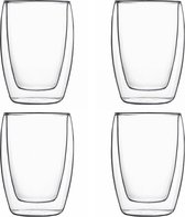 Luigi Bormioli Dubbelwandige glazen / kopjes 27 cl - 4 stuks