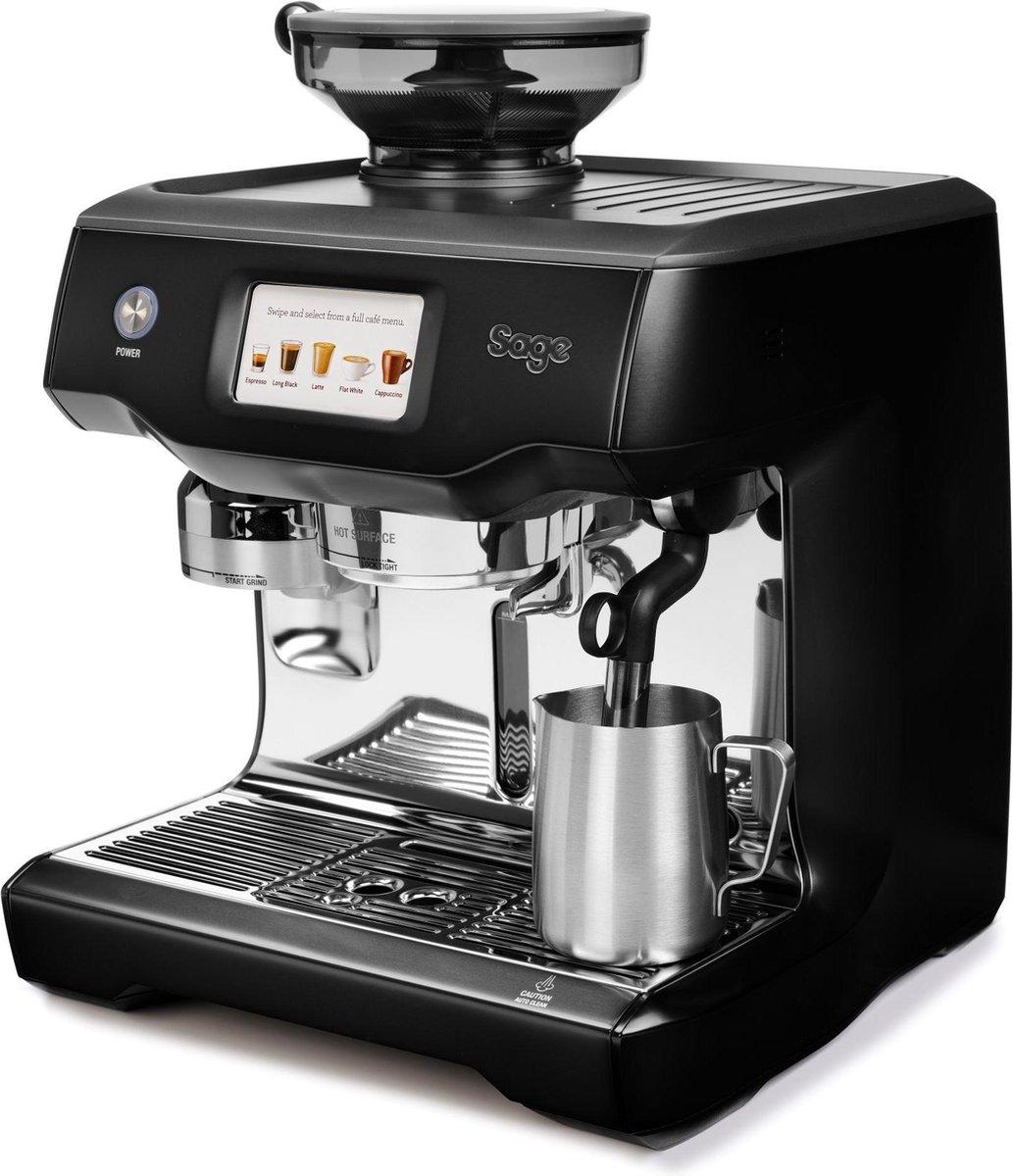 Sage the Oracle™ Touch Pistonmachine Zwart RVS - afbeelding 2
