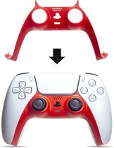 Controller Behuizing Cover Shell | Geschikt voor PS5 - Playstation 5 | Bescherming Skin | Grip | Rood