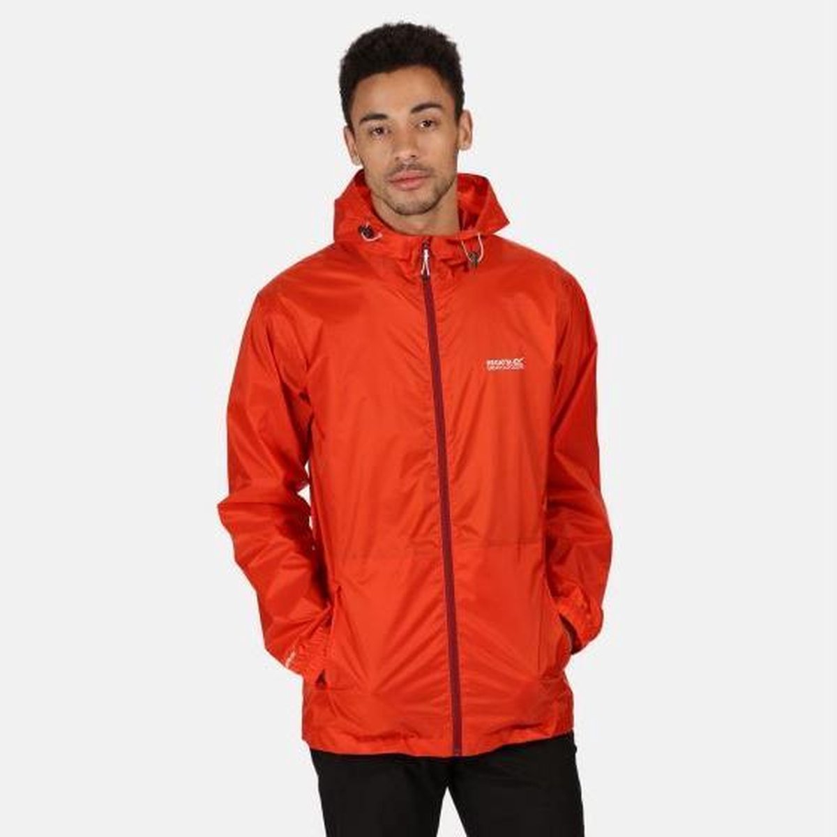 Regatta Pack-It III Waterdichte Opbergbare Jas Met Capuchon Voor Heren Oranje