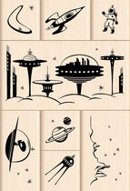 Inkadinkado - Kit stamps outer space