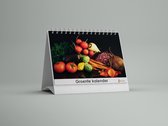 Astuce cadeau ! Calendrier d'anniversaire de bureau de légumes | Calendrier de bureau de légumes |Calendrier de bureau 20x12,5 cm
