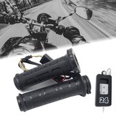 Poignée chauffante puissante pour moto + coussin de réservoir GRATUIT - Chauffage de poignée - Scooter cyclomoteur moto - Poignées chauffantes - Hotgrips