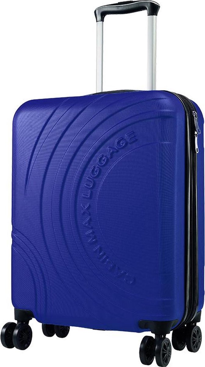 CabinMax Velocity Handbagage Koffer - Uitbreidbaar Trolley 44L - 55x40x20/25 cm Lichtgewicht - Royal Blue