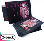 Dayshake Waterdichte speelkaarten 2-pack -  Plastic Poker kaarten - Waterproof Pokerspeelkaarten - Drankspel
