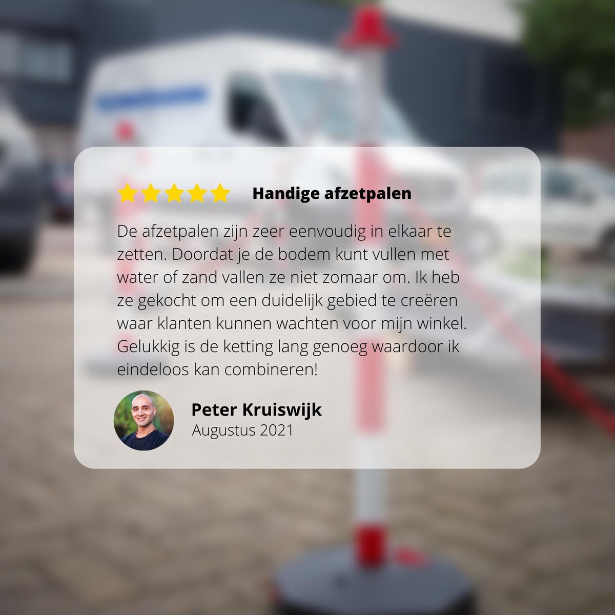 Afzetpalen met ketting kopen? Bestel nu online