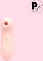 Pure Lust - Mini Luchtdruk Vibrator - Clitoris Stimulator - Zuig Vibrator - Mini Suction Massager - Licht Roze