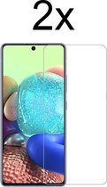 Samsung A22 5G screenprotector - Beschermglas Samsung Galaxy A22 Screen protector glas - 2 stuks