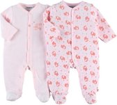 noukie's , meisje, pyjama ,velour ,  set 2 stuks , rose ofilant, 18 maand 86