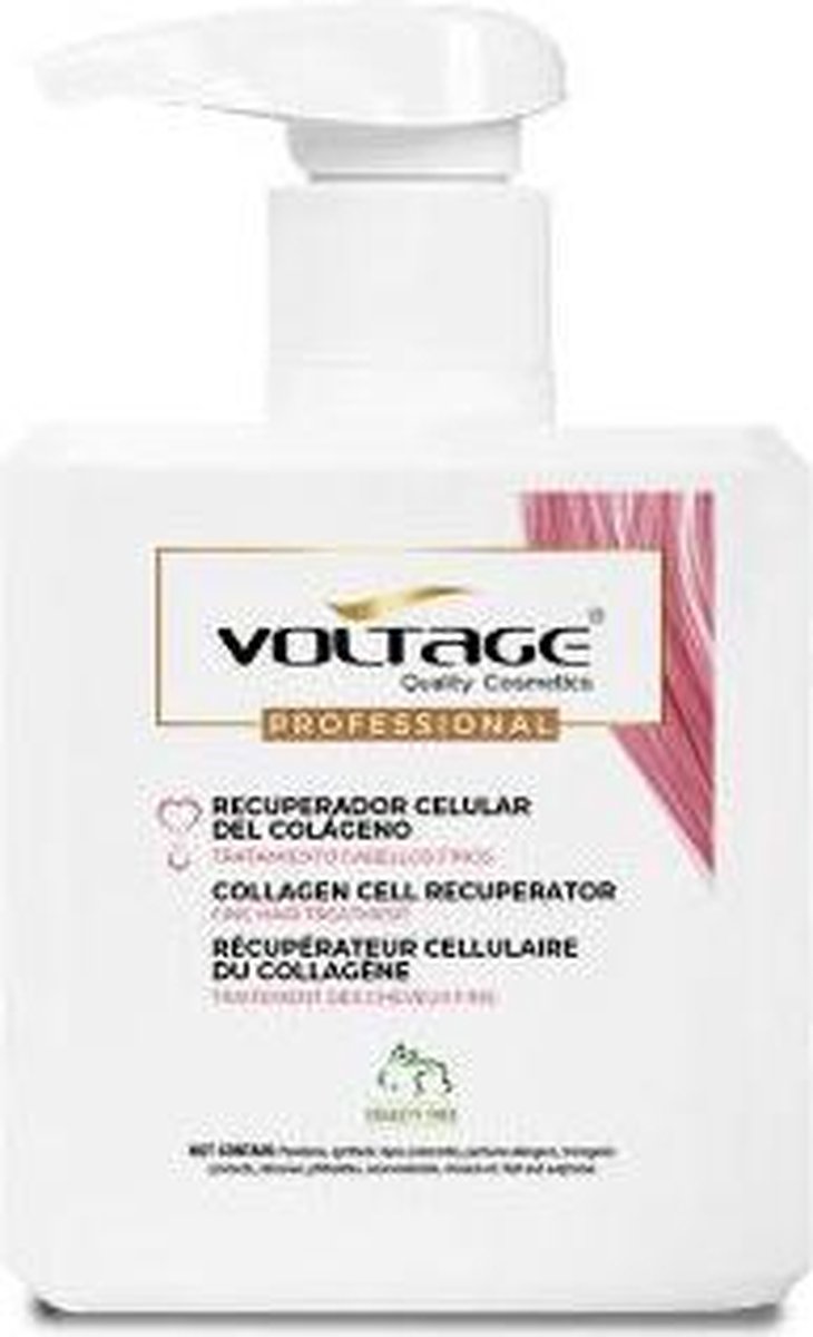 Voltage Cosmetics Recuperador Celular Del Colágeno Tratamiento 500 Ml