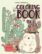 Coloring Book For Girls - Cool Animals
