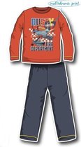 Disney Planes Pyjama - Katoen velours - Oranje/grijs - Maat 104 (4 jaar)
