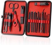 Bee's Manicure Set - 18 Delig - Pedicure Set - Zwart