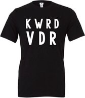 T-shirt korte mouw-tekst wit shirt zwart-shirt voor een aanstaande vader-bekendmaking zwangerschap-ik word vader-Maat M