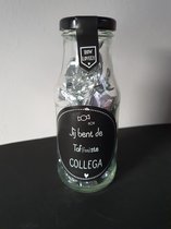Cadeautje | Flesje vol Toffe(e) voor liefste collega | Snoepcadeautje | How Lovely