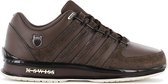 K-Swiss Rinzler - Heren Leer Sneakers Sportschoenen Schoenen Bruin 01235-280-M - Maat EU 44.5