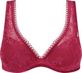 Triumph Velvet Rose Spotlight WP Vrouwen Beha - ROSSO MASAI - Maat D75