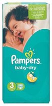 Pampers Baby Dry Air - Maat 3 - 4 x 50 stuks = 200 stuks - Voordeelverpakking