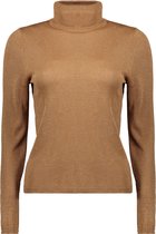 Only Trui Onlmaggi Rollneck Glitter Pullover Knt 15240101 Toasted Coconut Dames Maat - XL