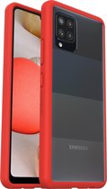 OtterBox React hoesje voor Samsung Galaxy A42 5G - Power Red - Transparant/Rood