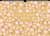 Hallmark Familyplanner 2022 - mustard & pink - 5 personen - ringband A4