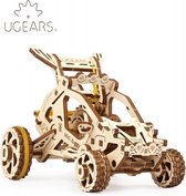Geweldig Groot universum dichters Ugears - Houten 3D puzzel - houten bouwpakket - mini buggy - 80 onderdelen  | bol.com