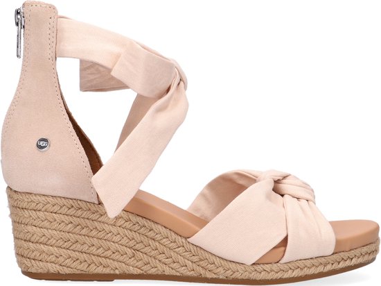 UGG W Yarrow Sandalen - Met Sleehak - Dames - Beige - Maat 37