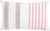 Hoyz | Beachhouse Soft Roze Kussen | 40 X 60 | Sierkussen Voor Woonkamer Of Slaapkamer