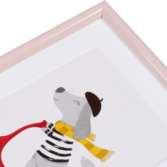 Cadre photo - Henzo - Napoli Gallery - Cadre de collage pour 3 photos - Format photo 15x20 cm - Rose