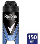 Rexona Men - 3 x Bodywash Douchegel 2in1 Cobalt 250 ml + 3 x Deo Spray Cobalt Dry 150 ml - Voordeelverpakking