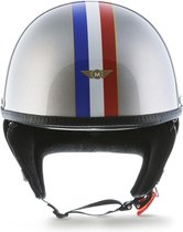 MOTO D23 braincap, halve helm, pothelm voor scooter en motor, L, hoofdomtrek 59-60cm