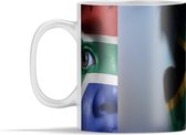 Mok - Vlag van Zuid-Afrika - 350 ml - Beker