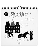 Zoedt - Sinterklaas aftelkalender en doeboek - zwart wit