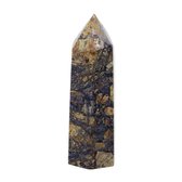 Edelsteen Obelisk Punt Jaspis Breccie & Fluoriet 60 – 80 mm