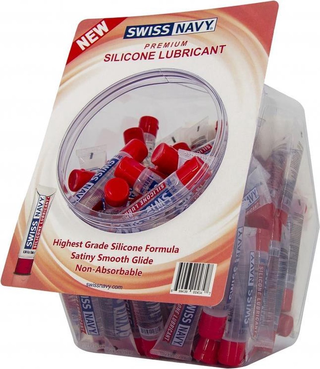 Goedkoopste Silicone Lubricant 10ml - Fishbowl – 50 pieces