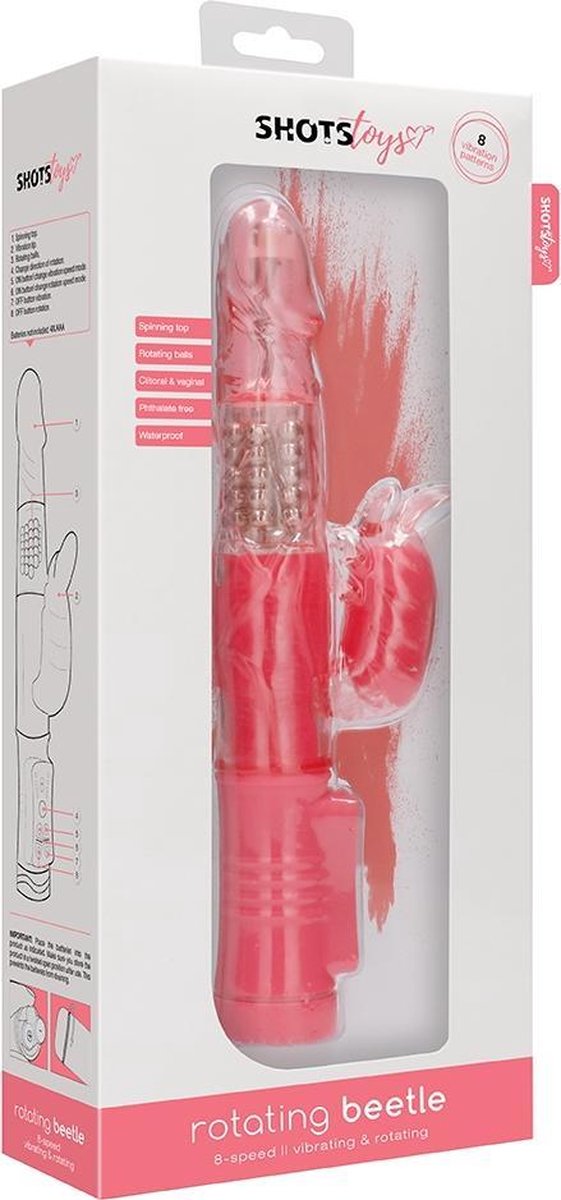 Rotating Beetle - Pink