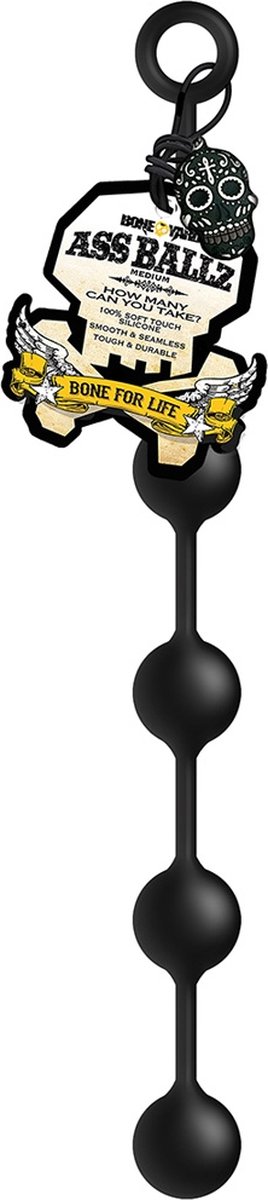 Goedkoopste Boneyard (All) Ass Ballz - Anal Beads - M black