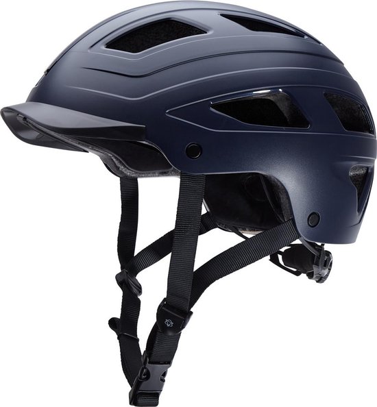 AGU Cit-E IV Led Fietshelm - Blauw - L/XL - incl. Led licht