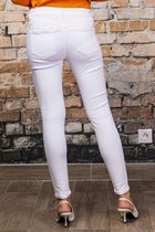 Broek Toxik3 Push-up medium hoge taille wit